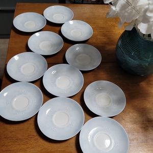 11 Lenox Swedish Lodge Garland Saucer 6inch